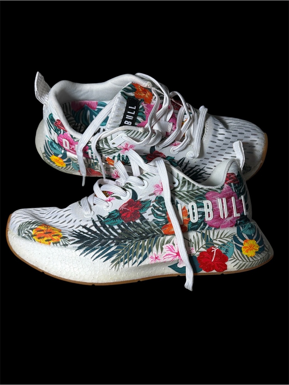 NOBULL White Floral Tropical Trainer